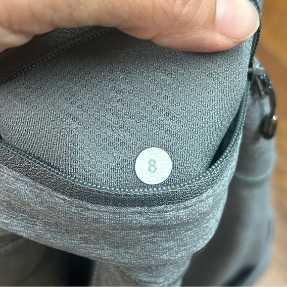 Lululemon Athletica speed crop ruched mesh insert leggings - Picture 5 of 6